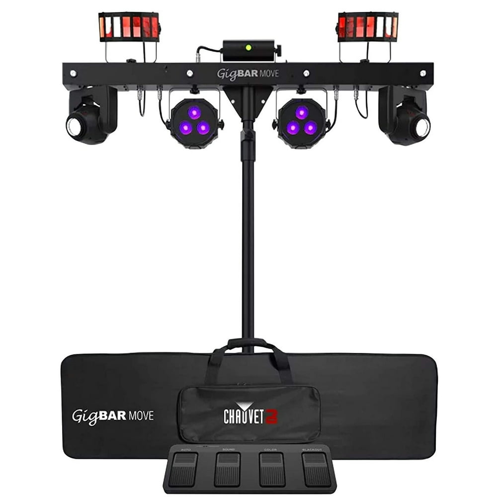 CHAUVET DJ Gig Bar Move 5in1 LED Lighting System with 2 Moving Heads