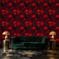 thumbnail image 6 of Gothic Peel and Stick Wallpaper Mystical Moth Velvet Wings Magical Roses Hyper Detailed Art Wall Mural 17.7in x 9.8ft Self Adhesive Removable Wall Paper Renter Friendly Wallpaper for Bedroom, 6 of 8