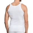 thumbnail image 3 of SCHIESSER Paquete de 2 camisetas de hombre - Chaqueta, Algodón Essentials, Double Rib, Blanco 6 (Gr. L), 3 of 3