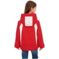 thumbnail image 2 of Jizyo Vestes de Sport pour Enfants Veste Imperméable Extérieure Garçons Filles Coupe-Vent à Capuche Randonnée Rouge 110, 2 of 6