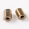 thumbnail image 2 of Plated Glass Bugle Beads Metallic Colours Copper Plated 2~3x2mm Hole: 1mm about 450g/bag 20000pcs/bag, 2 of 2