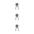 thumbnail image 4 of Advancent Horquilla delantera manillar Headpost ajustable Quick Release Catcher Bike Head Tube Holder Binding fijación hebilla abrazadera gris Type1 NO1 Advancent CBP361730, 4 of 6