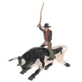 thumbnail image 2 of 1 Set Bullfighting Model Cowboy Spanish Bullfighting Toys Realistic Cowboy Bull Figure Toy, 2 of 4
