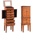 thumbnail image 6 of Wooden Jewelry Cabinet Chest Vintage Storage Dresser with Mirror, 6 of 6