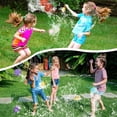 thumbnail image 5 of Paquete de 12 globos de agua para niños, bolas de agua reutilizables de llenado rápido, juguetes al aire libre para niñas y niños, bombas de salpicaduras de agua de silicona, juguetes de glo, 5 of 5