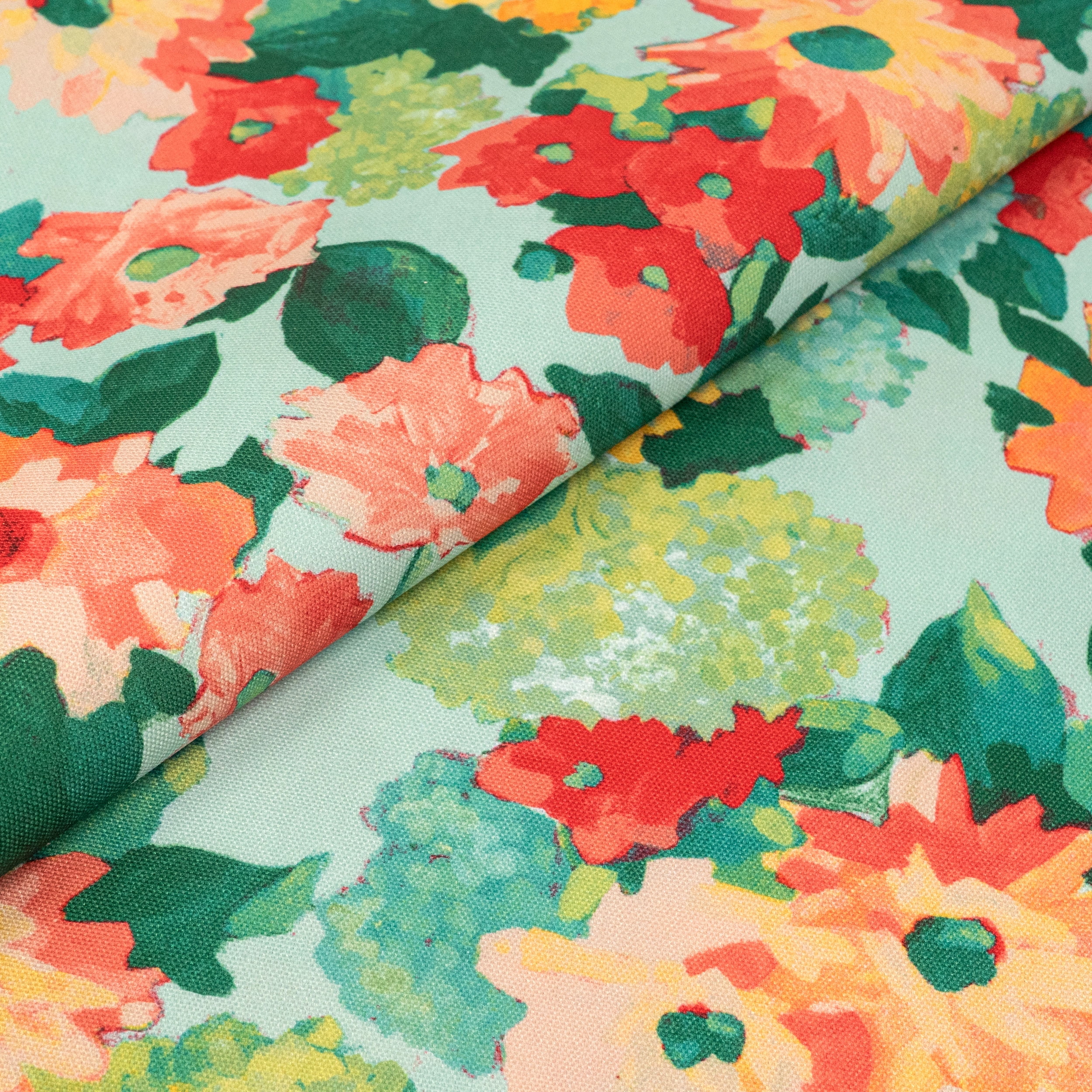 Waverly Inspirations, Home Decor, 100% Polyester, Water/Stain Resistant, Indoor/Outdoor Fabric - Print Width 54 Inch, Lanai Flowers, Multi, 2 Yard
