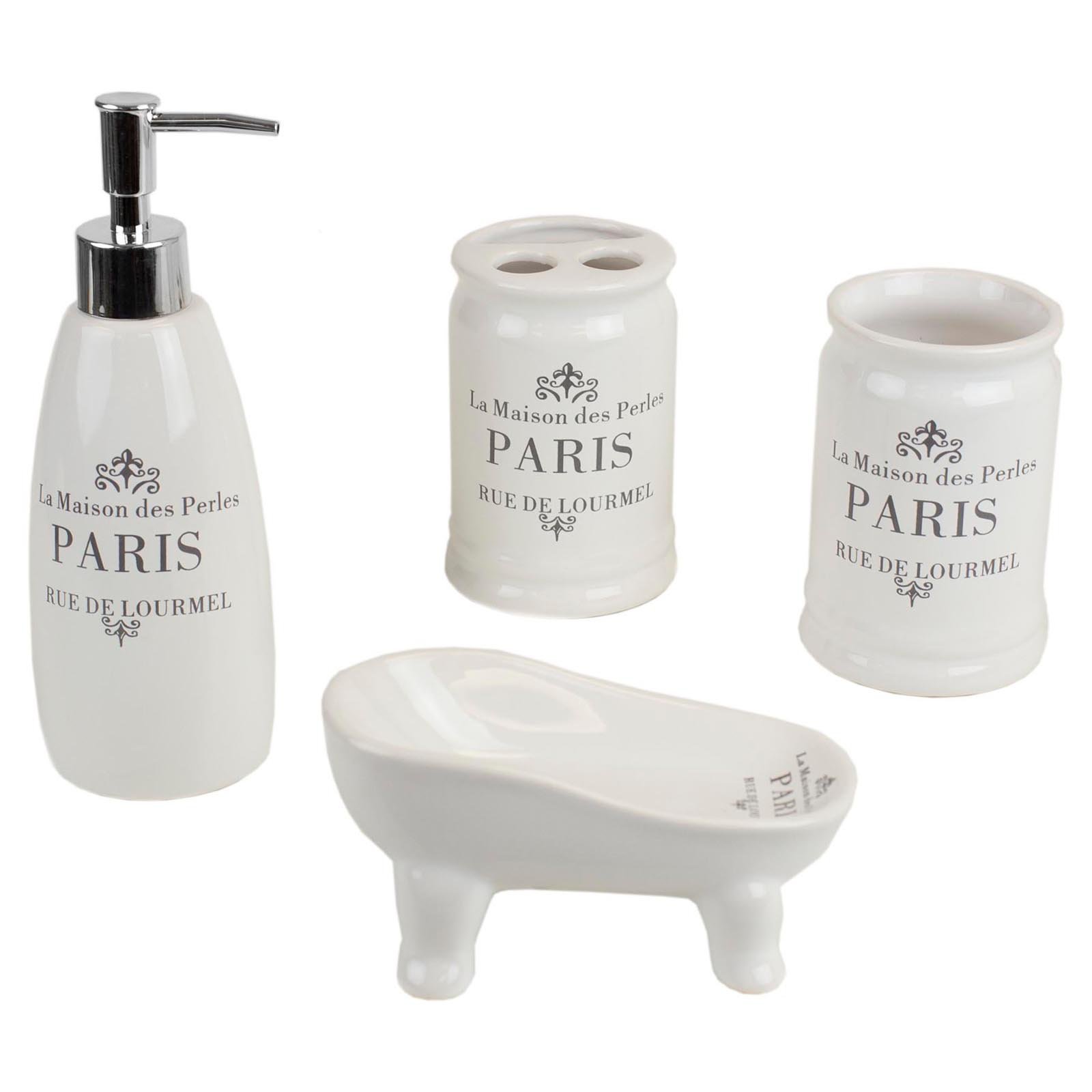 Home Basics French Provincial 11 Piece Bathroom Accessory Set - Walmart.com Home Basics French Provincial 11 Piece Bathroom Accessory Set - Walmart.com