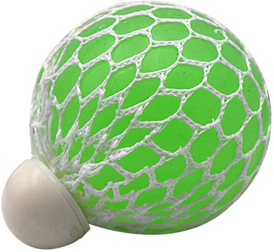 for A Squishy Mesh Stress Balls Toy Grape Stress Relief Squeeze Balls 3-Pack 