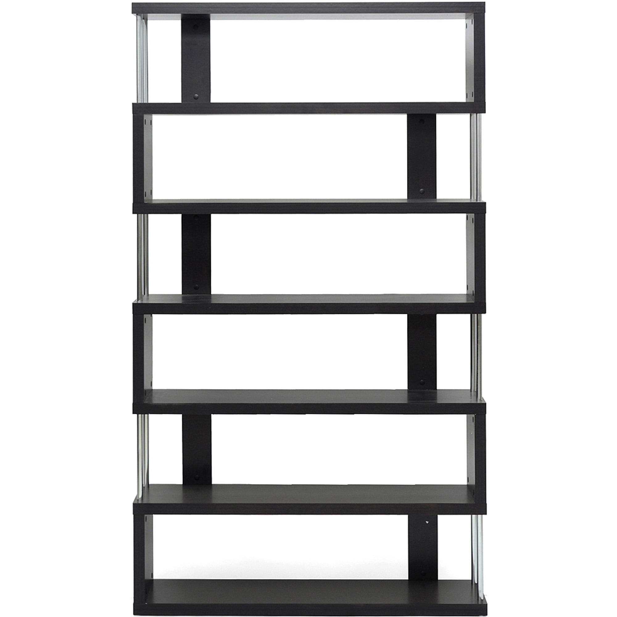 . Barnes Dark Brown Shelf Modern Bookcase Walmartcom . barnes dark brown shelf modern bookcase walmartcom
