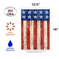 thumbnail image 3 of Toland Home Garden Rustic Stars and Stripes American Patriotic Flag Double Sided 12x18 Inch, 3 of 5