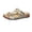 Gold, variant on Slip on Shoes for Women Arch Support Comfortable Cork Footbed Wedge Slides Summer Anti-Skid Rubber Sole Beach Walking Shoes White 37(US-6.5)