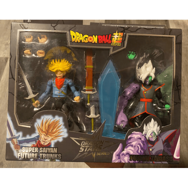 Dragon Ball Stars DELUXE 6" SS FUTURE TRUNKS vs. FUSION ZAMASU FIGURE