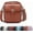 Brown, variant on Collaboraten Crossbody Leather Bag - Small Anti-Theft Messenger Bag with Large Capacity, Perfect for Travel & Daily Use, Women's Shoulder Handbags