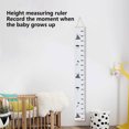 thumbnail image 4 of Grǒ-wth Chart for_K-ids,Child Height Chart Ruler for Wall,Wood Frame Fabric Canvas Height Measurement Ruler for_K-ids_Nursery Room,Removable Wall Decor 79"x7.9",Green, 4 of 9