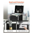 thumbnail image 4 of Portable File Storage Box with Lock & Telescopic Handle - 15.6x12.6x15 Inch Mobile Business Case for Office, Home, Hospital, Bank Use, 4 of 11
