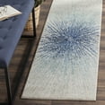 thumbnail image 3 of SAFAVIEH Evoke Vana Abstract Runner Rug, Royal/Ivory, 2'2" x 13', 3 of 9