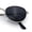 Silver Frame - Black Lens, variant on SA106 Oval Metal Sunglasses for Women and Men