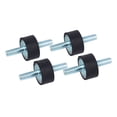thumbnail image 1 of Rubber Vibration Isolator Shocks Struts Damper Rubber Mount Damper Threaded Damper Anti Vibration Isolator Mount Air Compressor Pump Anti Vibration Rubber Mount Shock Damper 30x15, 1 of 3