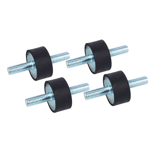 Rubber Vibration Isolator Shocks Struts Damper Rubber Mount Damper Threaded Damper Anti Vibration Isolator Mount Air Compressor Pump Anti Vibration Rubber Mount Shock Damper 30x15