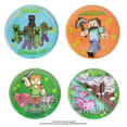thumbnail image 1 of Plato Mediano Prichos Minecraft de Melamina Varios Diseños 1 Pieza, 1 of 4