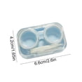 thumbnail image 2 of Portable Contacts Lens Case with Built-in Tweezers Slot, Compact and Leak-Proof Lens Storage Box for Daily and Travel Use, 2 of 5