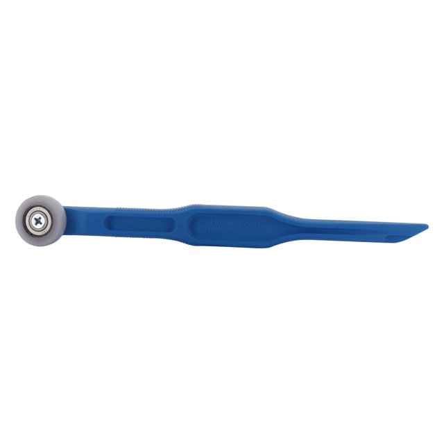 Roller Tool de vinilo CRL VR10 11 con mango azul para acristalamiento de ventanas
