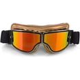 thumbnail image 2 of LILSIS Motorcycle Goggles Vintage Motorcycle Goggles Aviator Pilot Scooter Goggles, 2 of 6