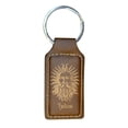 thumbnail image 4 of Keychain - Rectangle - Helios God of the Sun - Leather, 4 of 4