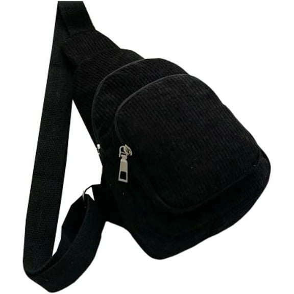 JUYGO Crossbody Bag for Women Canvas Shoulder Sling Hobo Bag Anti-theft Purse Pocket Travel Handbag