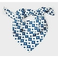thumbnail image 3 of Bimba White Aztec Geometric Pure Silk Printed Head Bandanas Summer Neck Wrap Scarf 40 x 80 Inches, 3 of 6