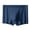 Dark Blue, variant on Taqqpue Satin Boxers Briefs for Men, Silk Feeling Sleep Shorts Underwear Pack, Silky Briefs Ice Silk Underwear with Bulge Pouch Breathable Cool Boxer Underpants