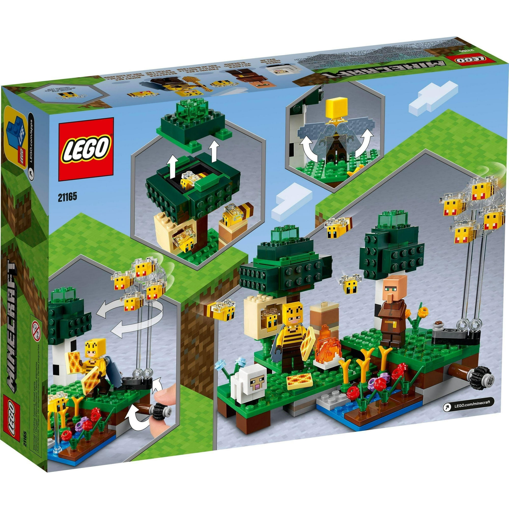 LEGO Minecraft 21165 The Bee Farm 238 Piece Building Kit Walmart