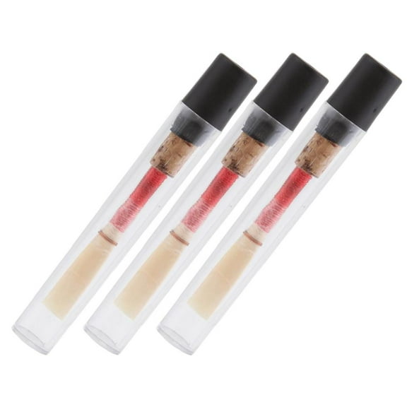 Pack of 3 Oboe Reeds, Strength Medium Soft Handmade Oboe Reeds with Tube