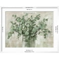 thumbnail image 5 of Art.com Scented Eucalyptus Neutral Art Print by Danhui Nai, White Frame Wall Art, 29" x 23", 5 of 5