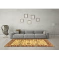 thumbnail image 3 of Ahgly Company Indoor Rectangle Oriental Brown Modern Area Rugs, 4' x 6', 3 of 4