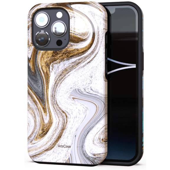 ArtsCase - Print Design Tough Case for iPhone 15 Pro Max - Brown Coffee