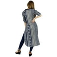thumbnail image 7 of Bimba Women Nehru Collar Kurti 3/4 Sleeve Kurta Formal Cotton Tunic Indian Blouse, 7 of 7