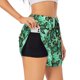 thumbnail image 1 of Balery Sea Turtle Pantalones cortos deportivos para mujer con forro y dos bolsillos, elásticos, para entrenamiento, gimnasio, yoga-Large, 1 of 7