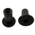 thumbnail image 1 of 2 Pack 1/4"-20 x 17mm Antique Bronze Connector Cap Nuts, 1 of 2