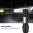 thumbnail image 3 of Flashlight, USB Rechargeable Portable Tactical Flashlights, Ultra Bright Cycling For Camping Hiking Emergency, 3 of 8