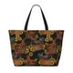 thumbnail image 2 of Fotbe Embroidery Chicken Rooster And Sunflowers Bolsa de Viaje para Playa - Resistente al Agua, Bolsa Tote de Gran Capacidad y Ligera con 7 Bolsillos para Mujeres y Hombres, 2 of 7