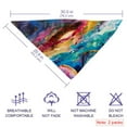 thumbnail image 3 of PhooArto Colorful Donuts in galaxy Dog Bandanas, 2 Pack Soft Washable Pet Scarf Triangle for Large Dogs Puppies and Cats, 3 of 7