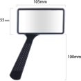 thumbnail image 2 of Rektangulär fickförstoringsglas för läsning, 10x förstoring, 2 of 5