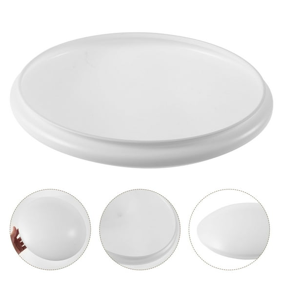 Soimiss Round Plastic Ceiling Lamp Shade 2pcs Light Fixture Covers Replacement for Ceiling Lights Recessed Light Diffuser Film for Home Office