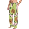 thumbnail image 2 of Balery Cute Avocado print Men's Pajama Pants,Ultra Lightweight Pjs,Lounge Pant-Large, 2 of 9