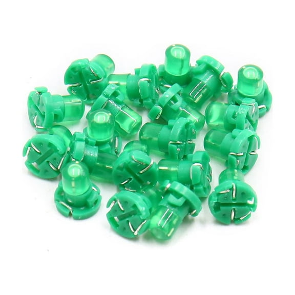 20Pcs T4.2 Green Dashboard Panel Gauge Light Lamp Bulb for Car Interior