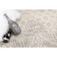 thumbnail image 6 of 2â€™ x 3â€™ Ivory Distressed Ikat Pattern Scatter Rug, 6 of 9