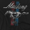 thumbnail image 2 of Ford Mustang T-Shirt Mustang Stripes Unisex Graphic Tee for Men & Women, 2 of 7