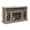 Gray Wash, variant on Entertainment Centers, 70" Modern TV Stand with 2-Door Storage & 23" Electric Fireplace, Faux Stone Media Console Cabinet, Cherry Large Entertainment Center for Living Room, TV Stands With Storage