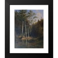 thumbnail image 2 of Ludwig Halauska 19x24 Black Modern Framed Museum Art Print Titled - Forest Area on the Judicial Mountain Near Kaumberg (1878), 2 of 5